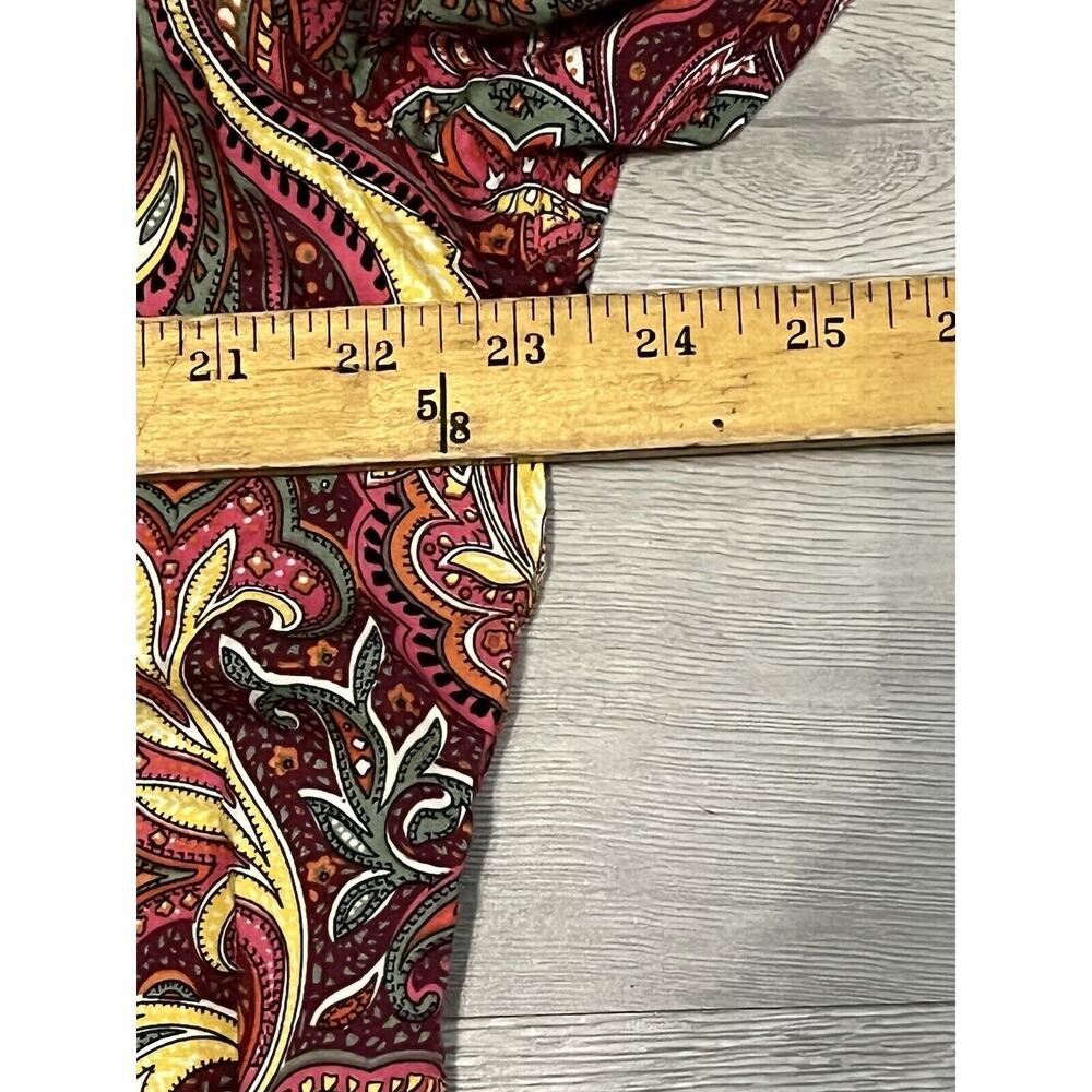 Coofandy Men's Paisley Cotton Long Sleeve XL Floral Print Casual Retro Button - Picture 6 of 8